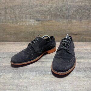 Cole Haan Brown Suede Wingtip Oxford Shoes Men's Size 10